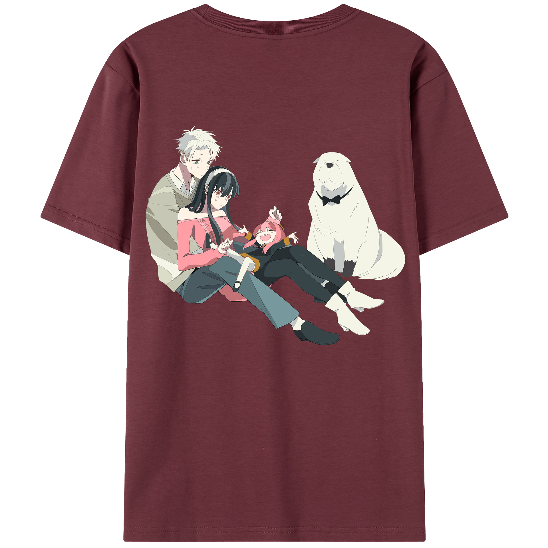 （画像用） SPY×FAMILY间谍家家酒 綿100％半袖Tシャツ（背面プリント）